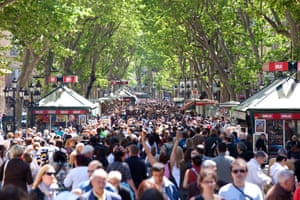 La Rambla in Barcelona in 2009.